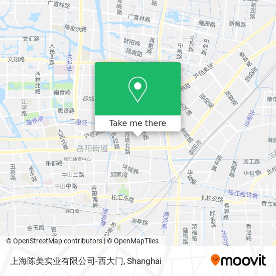 上海陈美实业有限公司-西大门 map