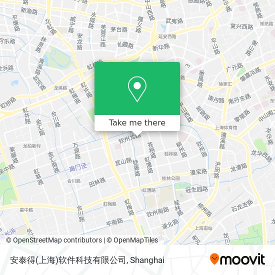 安泰得(上海)软件科技有限公司 map