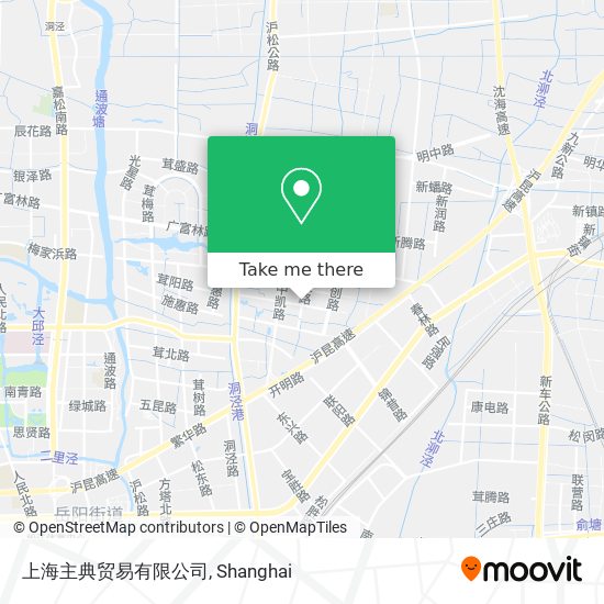 上海主典贸易有限公司 map