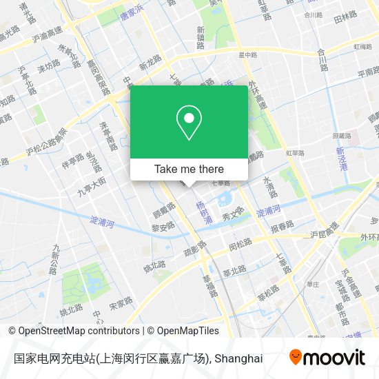 国家电网充电站(上海闵行区赢嘉广场) map