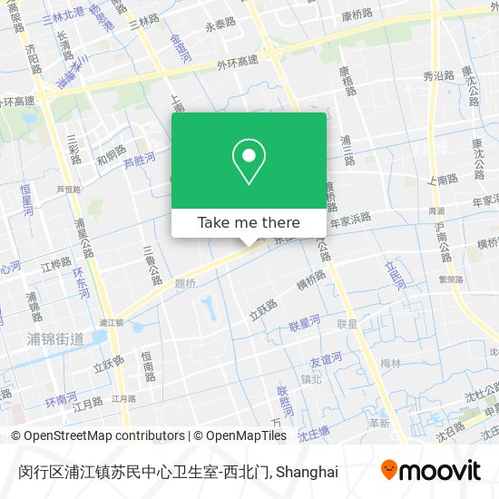 闵行区浦江镇苏民中心卫生室-西北门 map