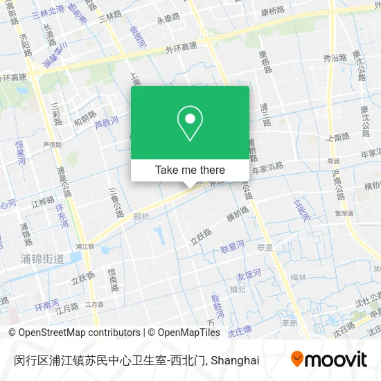 闵行区浦江镇苏民中心卫生室-西北门 map