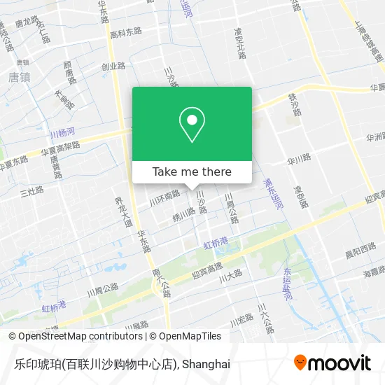 乐印琥珀(百联川沙购物中心店) map