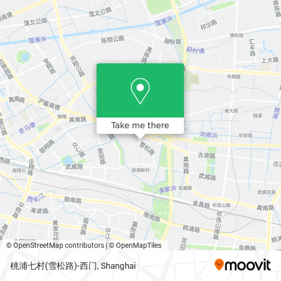 桃浦七村(雪松路)-西门 map