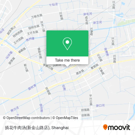 插花牛肉汤(新金山路店) map