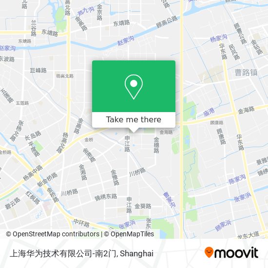 上海华为技术有限公司-南2门 map