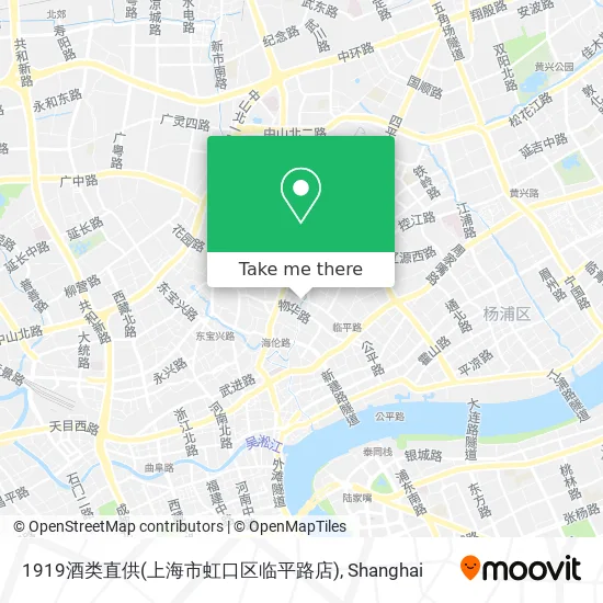 1919酒类直供(上海市虹口区临平路店) map