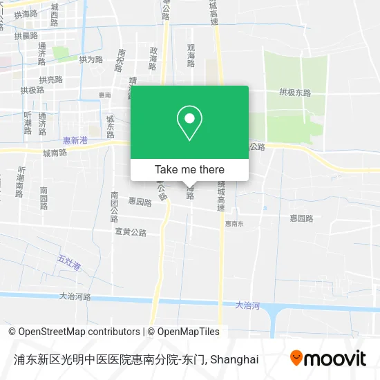 浦东新区光明中医医院惠南分院-东门 map