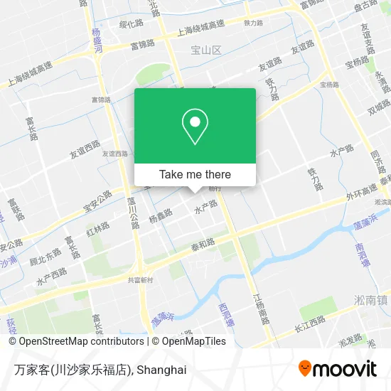 万家客(川沙家乐福店) map