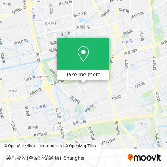 菜鸟驿站(全家盛荣路店) map