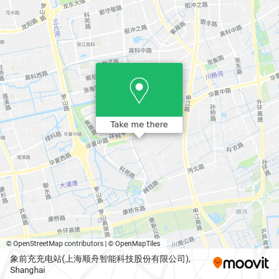 象前充充电站(上海顺舟智能科技股份有限公司) map