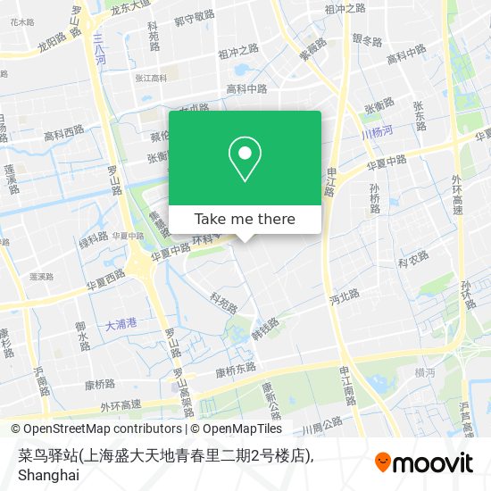 菜鸟驿站(上海盛大天地青春里二期2号楼店) map