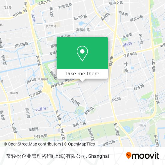 常轻松企业管理咨询(上海)有限公司 map