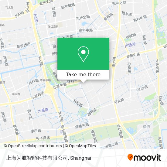 上海闪航智能科技有限公司 map