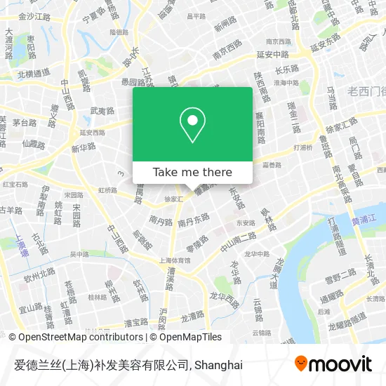 爱德兰丝(上海)补发美容有限公司 map