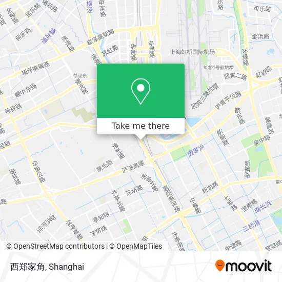 西郑家角 map