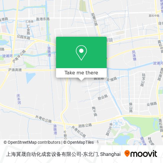 上海冀晟自动化成套设备有限公司-东北门 map