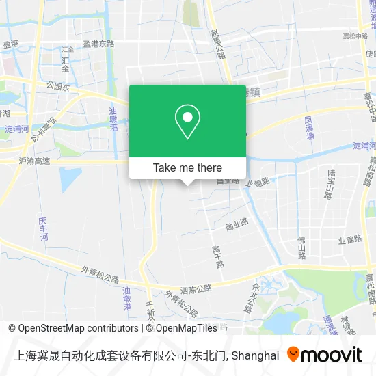 上海冀晟自动化成套设备有限公司-东北门 map