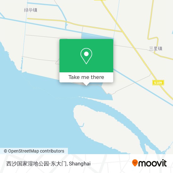 西沙国家湿地公园-东大门 map