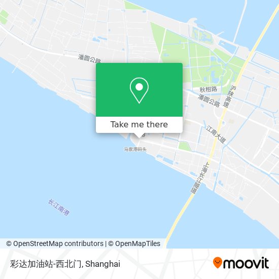 彩达加油站-西北门 map