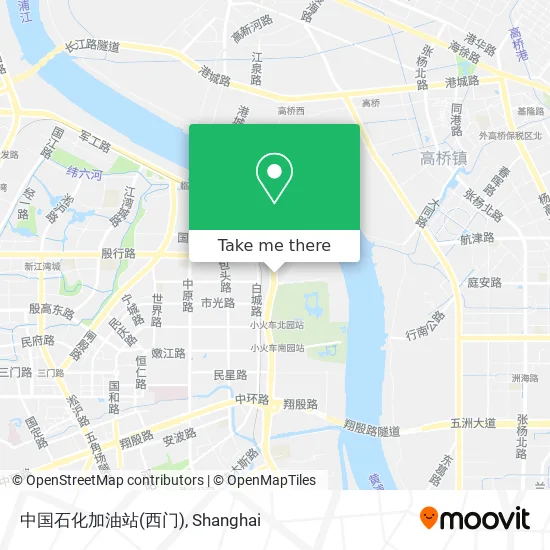 中国石化加油站(西门) map