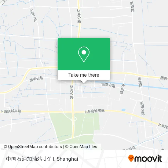 中国石油加油站-北门 map