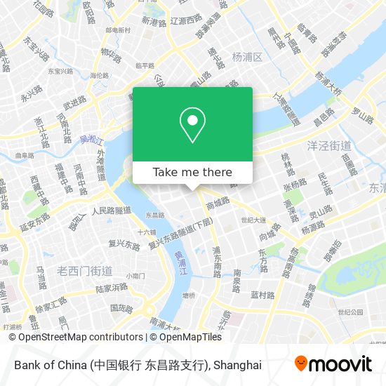 Bank of China (中国银行 东昌路支行) map