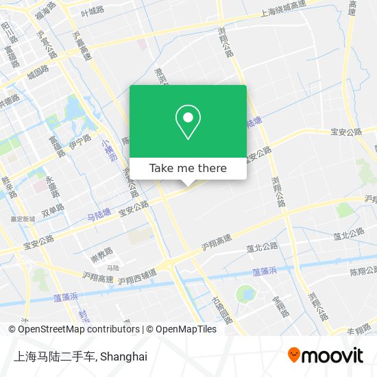上海马陆二手车 map