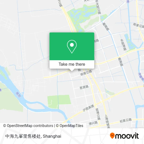 中海九峯里售楼处 map