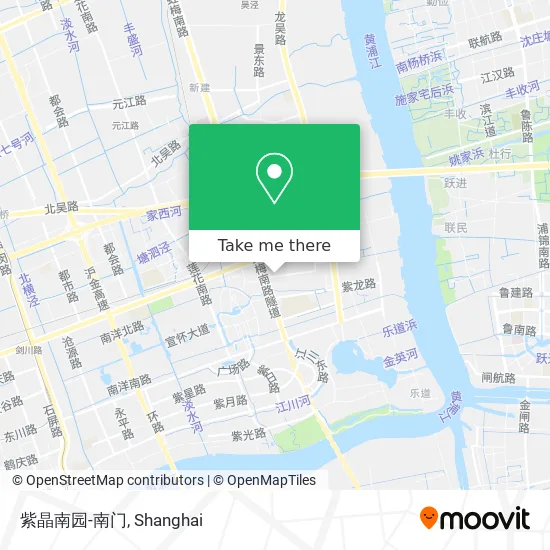 紫晶南园-南门 map