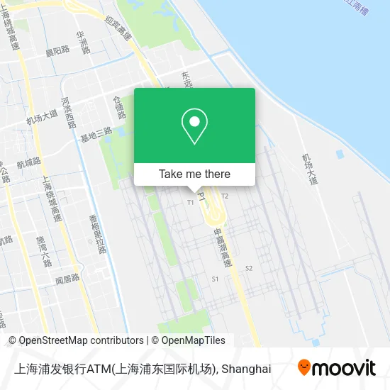上海浦发银行ATM(上海浦东国际机场) map