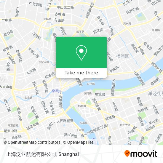 上海泛亚航运有限公司 map