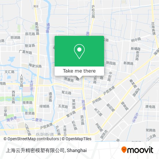 上海云升精密模塑有限公司 map