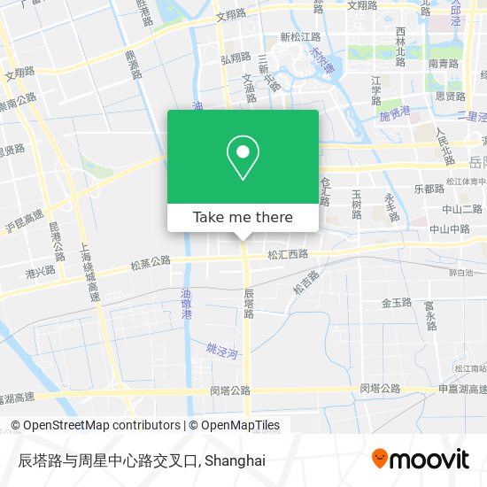 辰塔路与周星中心路交叉口 map