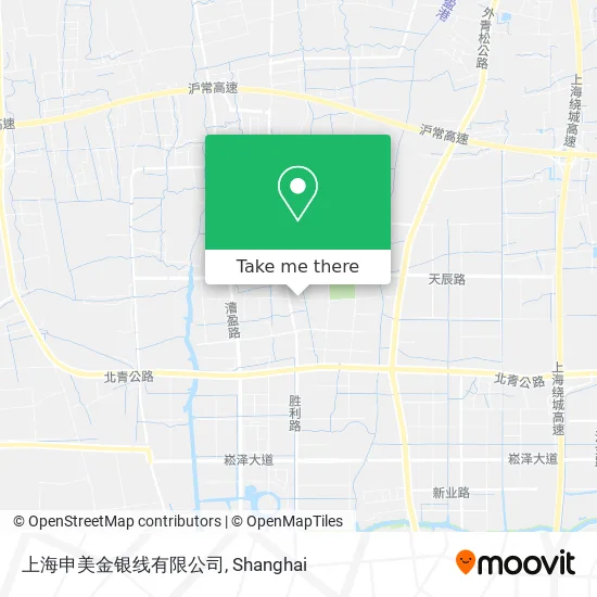 上海申美金银线有限公司 map