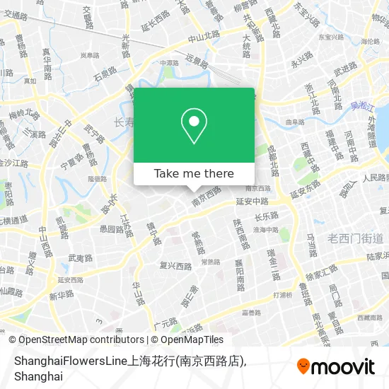 ShanghaiFlowersLine上海花行(南京西路店) map