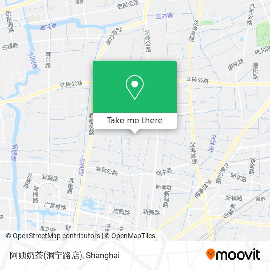 阿姨奶茶(洞宁路店) map