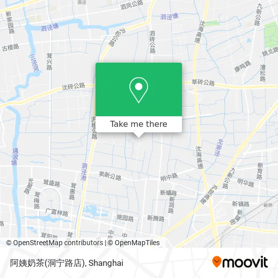 阿姨奶茶(洞宁路店) map
