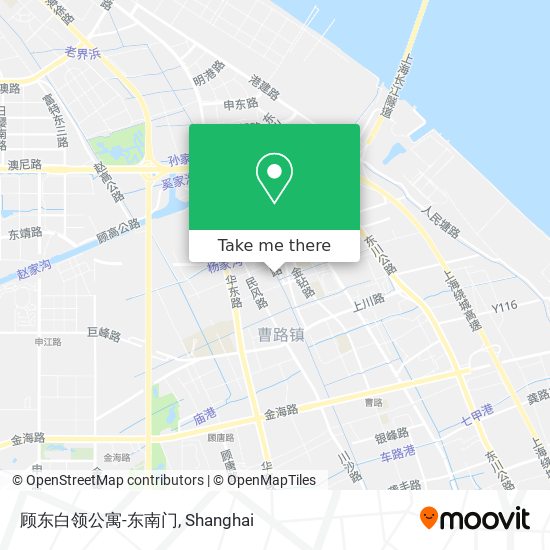 顾东白领公寓-东南门 map