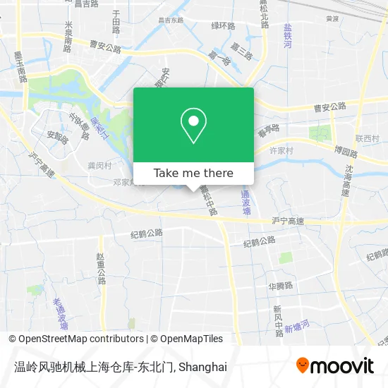 温岭风驰机械上海仓库-东北门 map