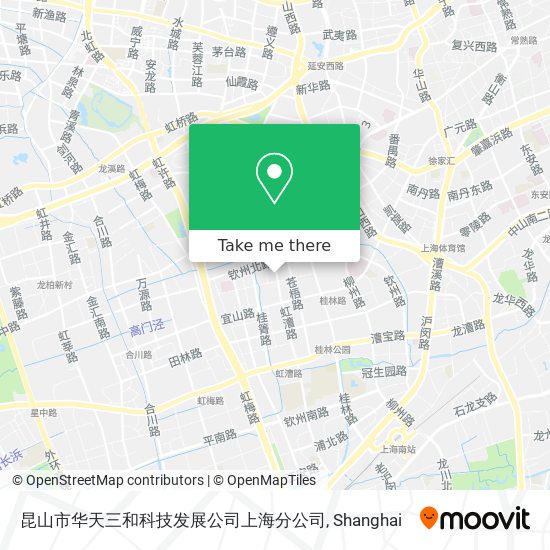 昆山市华天三和科技发展公司上海分公司 map