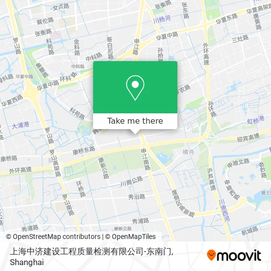 上海中济建设工程质量检测有限公司-东南门 map