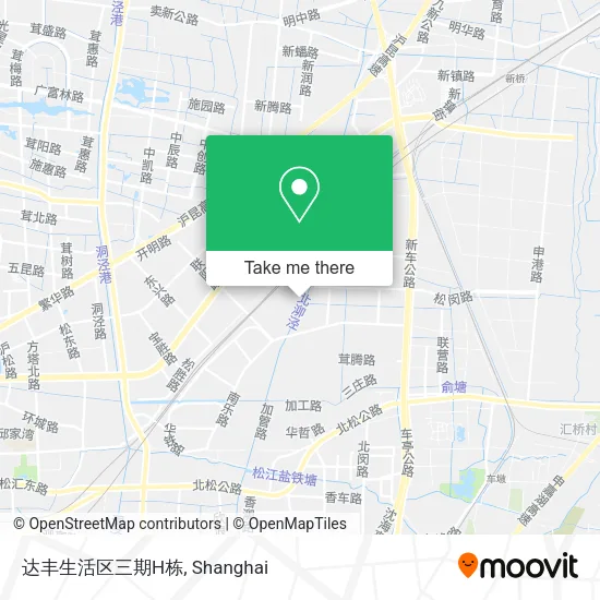 达丰生活区三期H栋 map