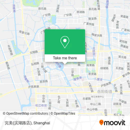 完美(滨湖路店) map