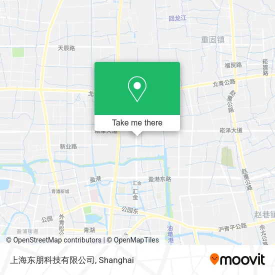 上海东朋科技有限公司 map