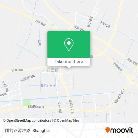 团前路港坤路 map