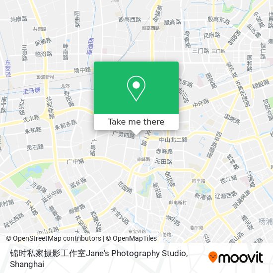 锦时私家摄影工作室Jane's Photography Studio map