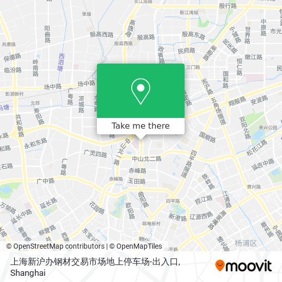 上海新沪办钢材交易市场地上停车场-出入口 map