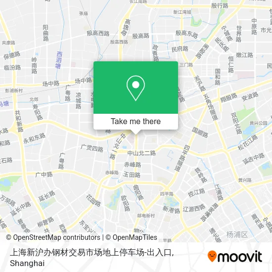 上海新沪办钢材交易市场地上停车场-出入口 map