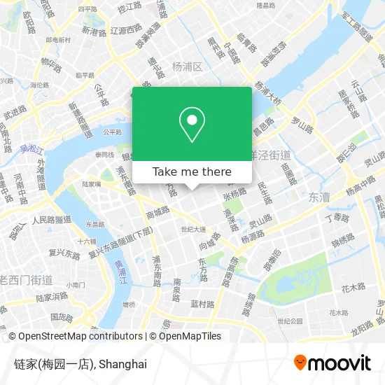 链家(梅园一店) map
